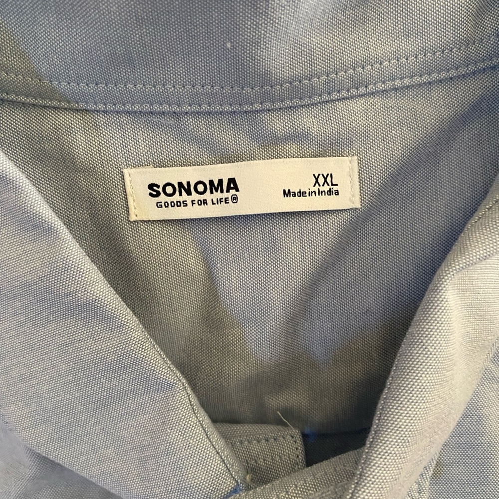 Scott Light Blue Standard Fit Shirt XXL